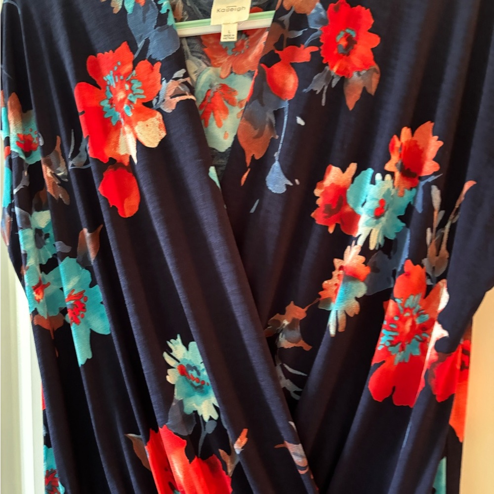 Kaleigh Floral Romper with Vibrant Patterns - Picture 6 of 7